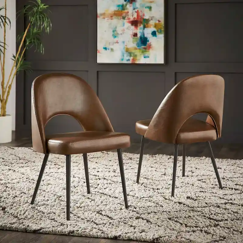 Presley Upholstered Dining Chairs (Set of 2) by iNSPIRE Q Modern