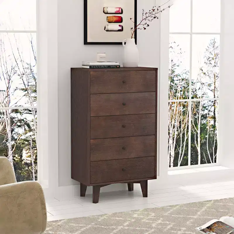 Drawer Dresser Bar, Buffet Tableware Cabinet Lockers Buffet Server Wood Spray-painted Console Table Lockers for Dining Room, Living Room, Kitchen