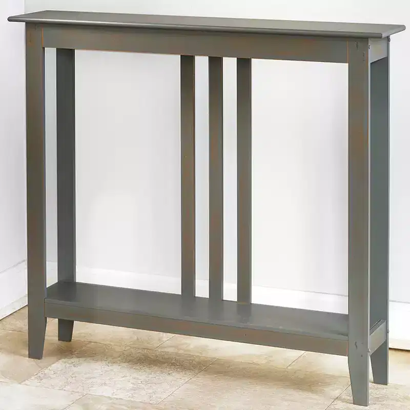 The Lakeside Collection Narrow Entryway Wood Console Accent Table - 32H -