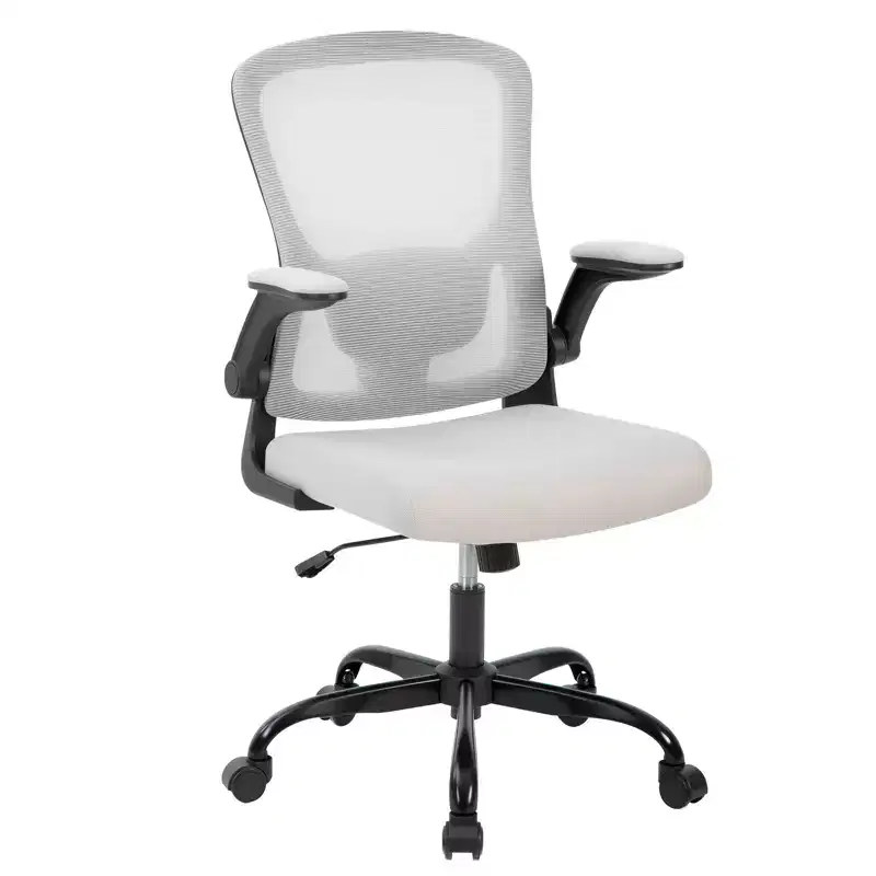 Office Chair  Ergonomic Desk Chair, Adjustable Lumbar Support, Flip-Up Armrests, Mesh Computer Desk Chair, Swivel Rolling Executive Gaming Chair