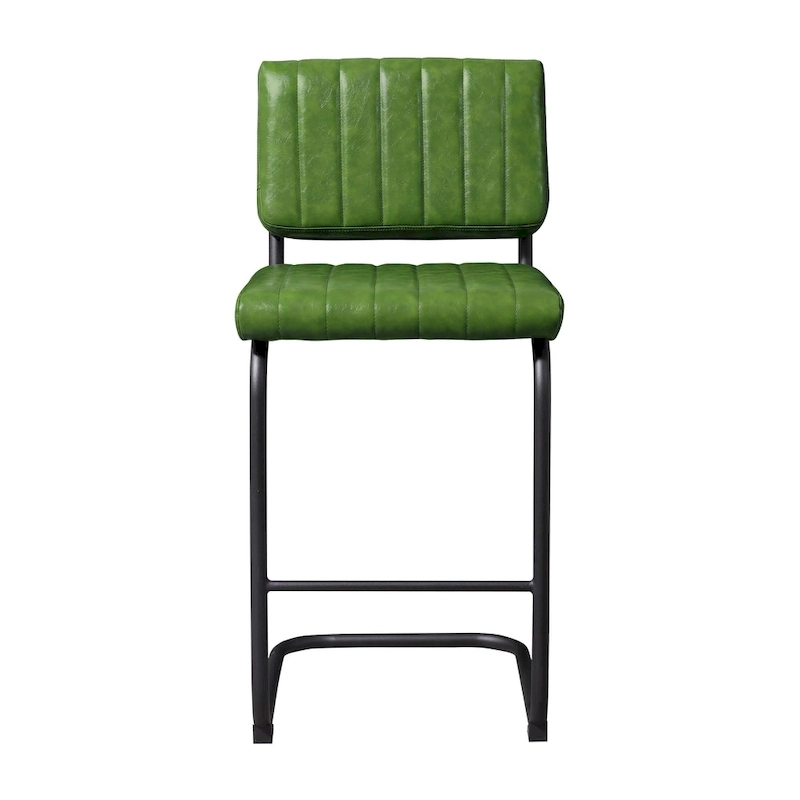 Art Leon Rustic Upholstered Counter Height Bar Stools (Set of 2)