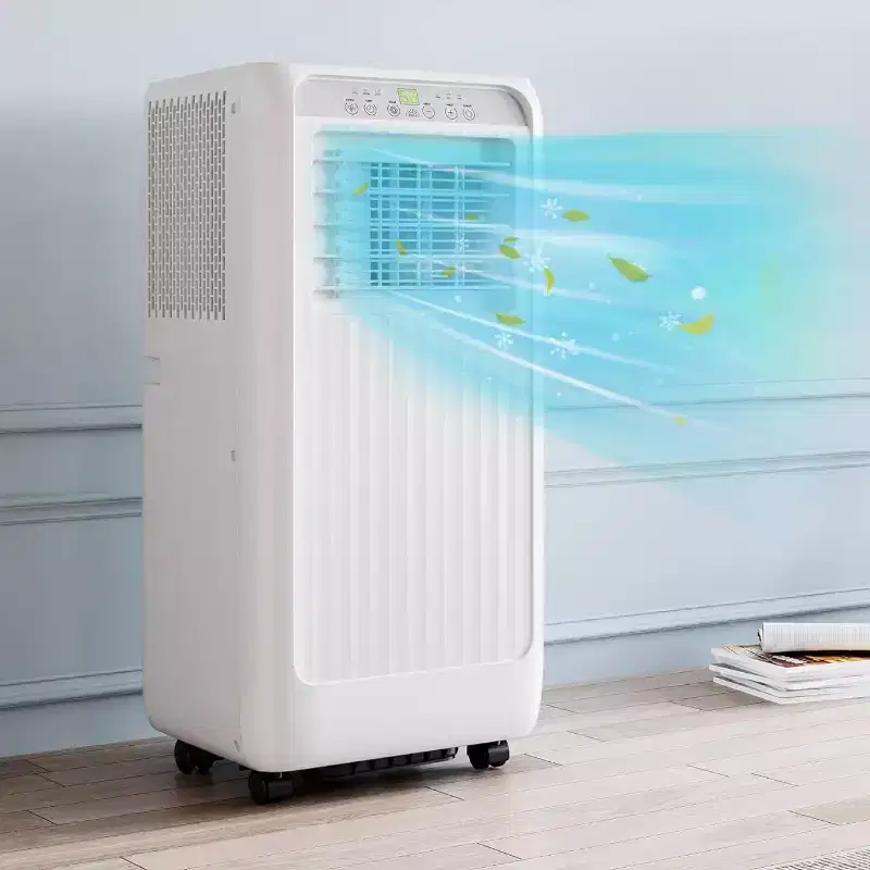 GustoWave 3-in-1 10000 BTU Portable Air Conditioner Cools Up to 450 Sq. Ft. for Home, Office, Bedroom
