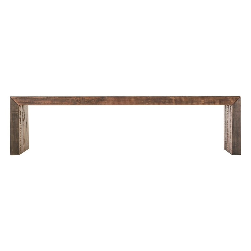 Aurelle Home Vintage Farmhouse Large Wood Bench