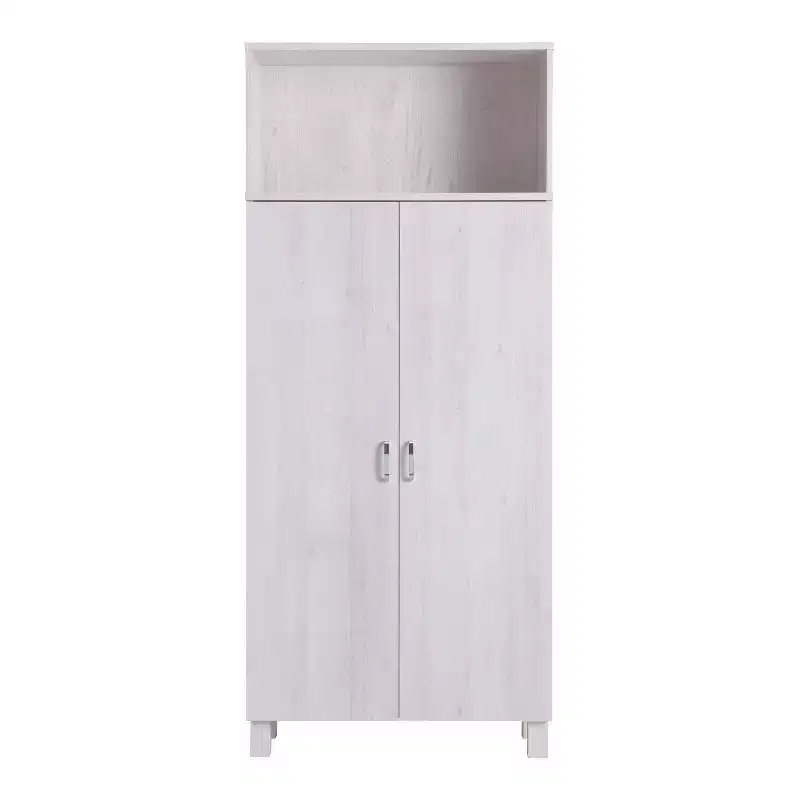 Double Door Pantry Cabinet White Oak