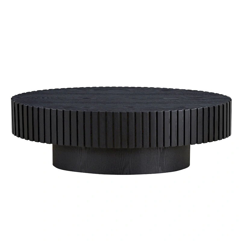Modern Handcraft Drum Coffee Table
