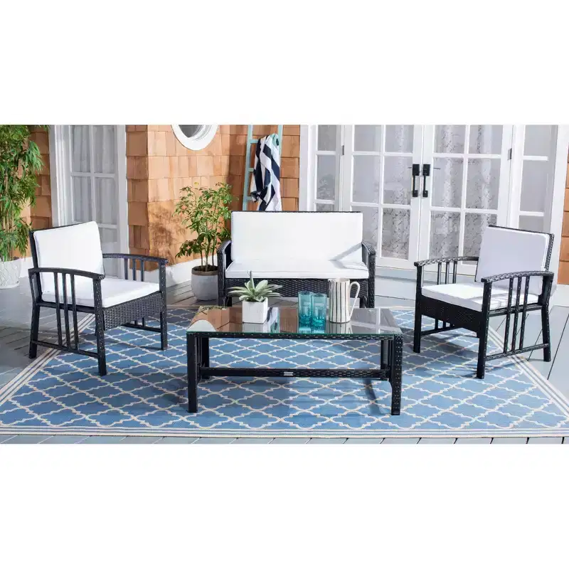 Reslor 4 Piece Living Set - Indoor/Outdoor - PAT7713 - Safavieh