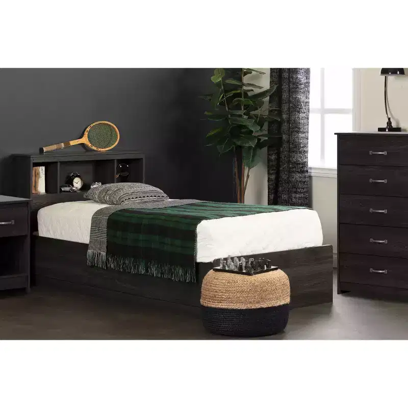 Urban Modern TV Stand with 2 Drawers for TVs up to 75
