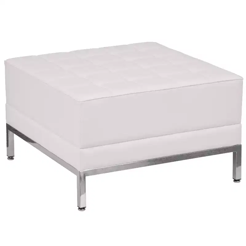 Flash Furniture HERCULES Imagination Series LeatherSoft Quilted Tufted Modular Ottoman