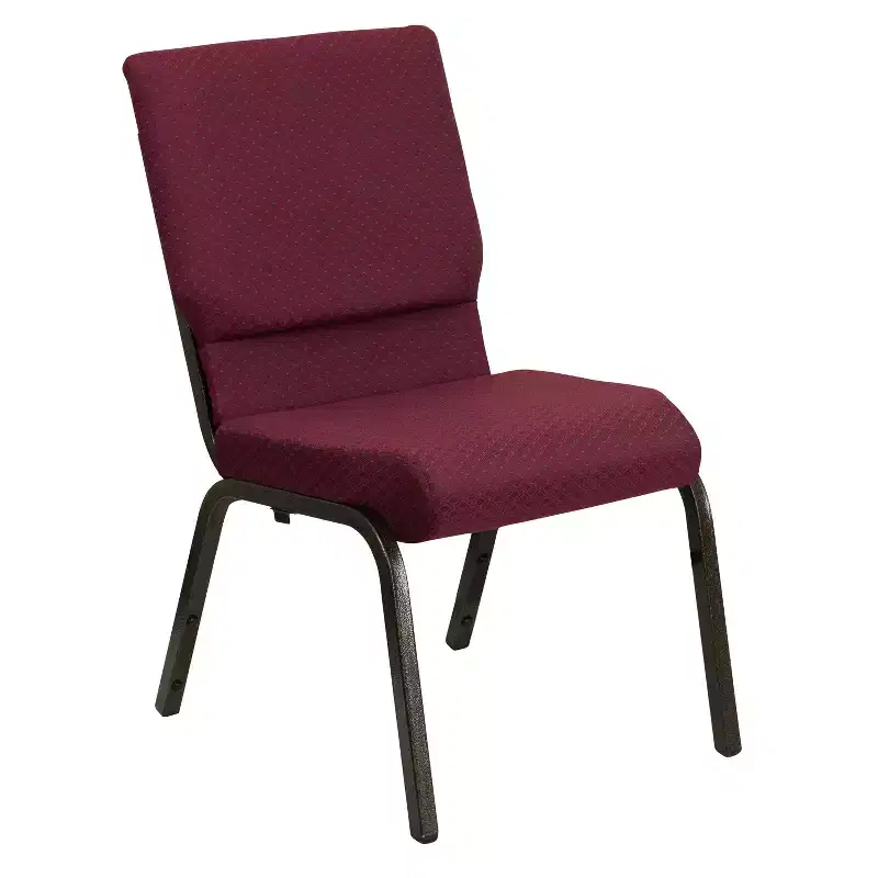 Emma and Oliver 18.5W Stacking Church/Reception Guest Chair