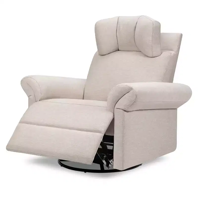 Recliner and Swivel Glider with Adjustable Headrest and Armrests