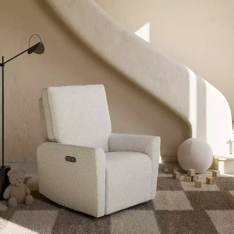 Santorini Deluxe Power Recliner Swivel Glider with Dual USB Charging