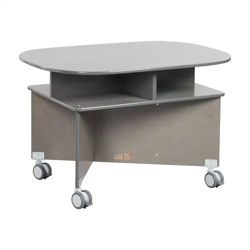 ECR4Kids Mobile Collaboration Table with Storage, Multipurpose Furniture
