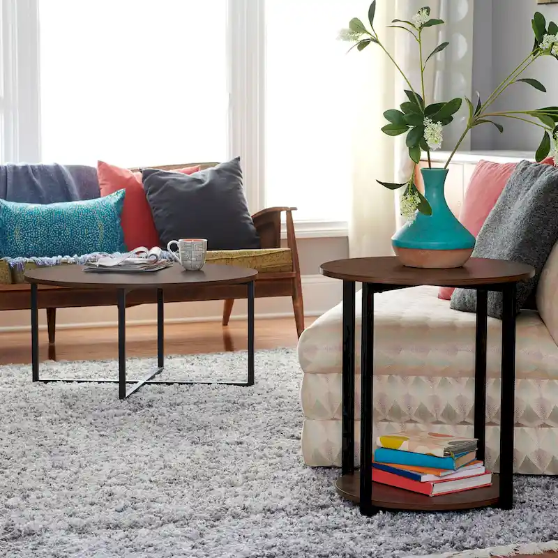 Household Essentials Round Coffee Table - 31.5