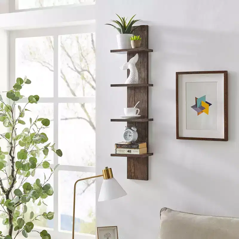 39.5 x 9 Utility 4-Tier Column Spine Shelf