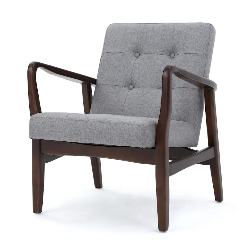 Brayden Mid-century Fabric Club Chair by Christopher Knight Home
