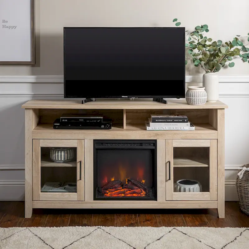 Middlebrook 58-inch 2-Door Highboy Fireplace TV Stand