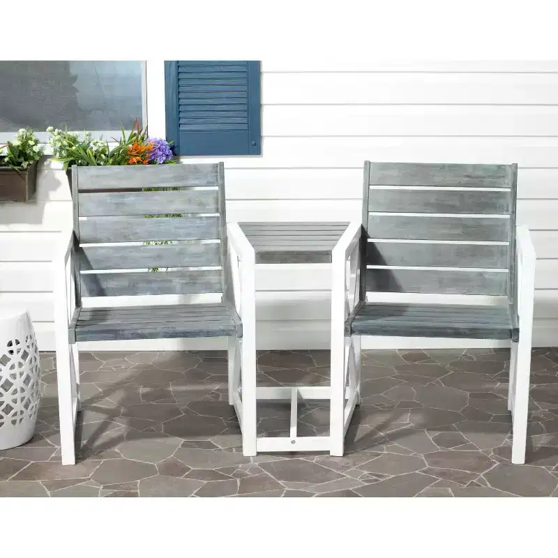 Jouana 2 Seat Bench - Outdoor - FOX6707 - Safavieh Couture