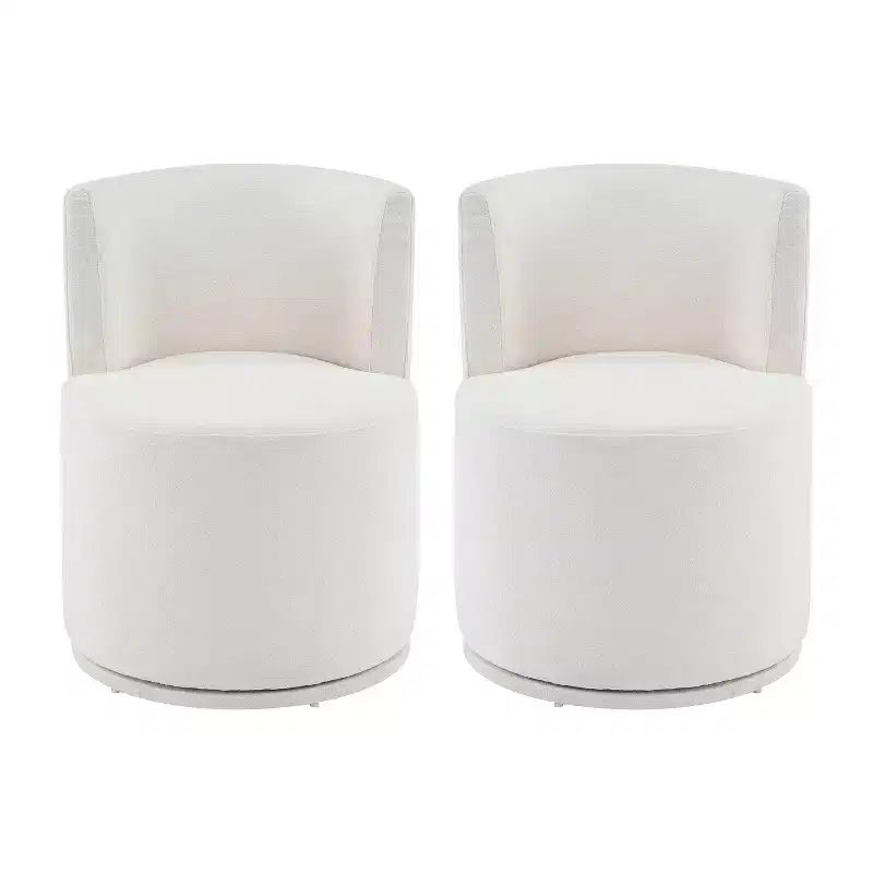 Christopher Knight Home Gorrum Modern Swivel Upholstered Dining Chair
