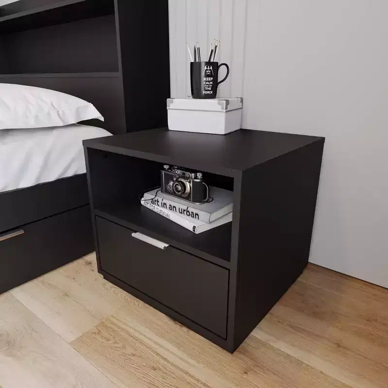 Nexera Hunter 1 Drawer Nightstand