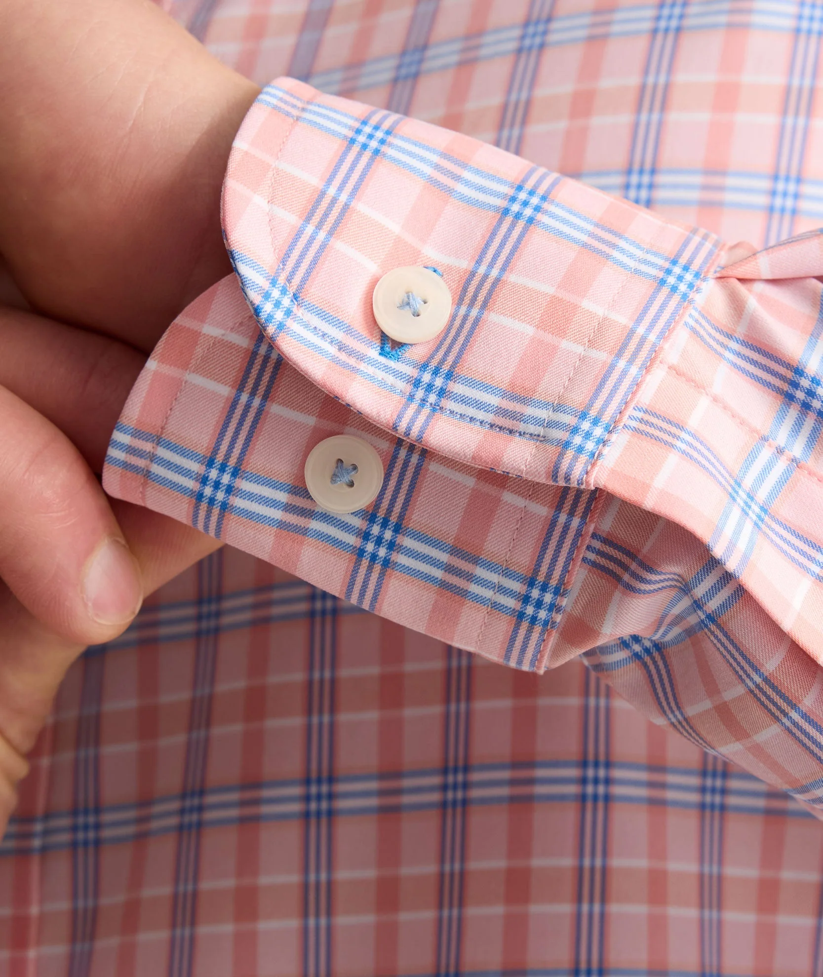 Pink Stretch Nylon Shirt