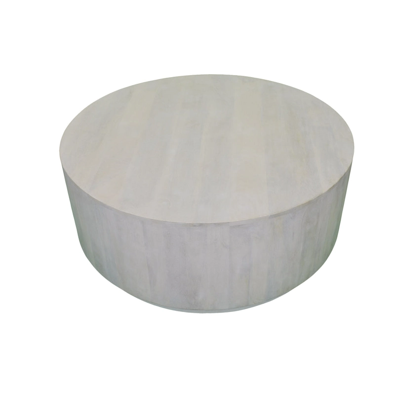 Carolina Living Tamia 42 Round Wooden Coffee Table - Elm