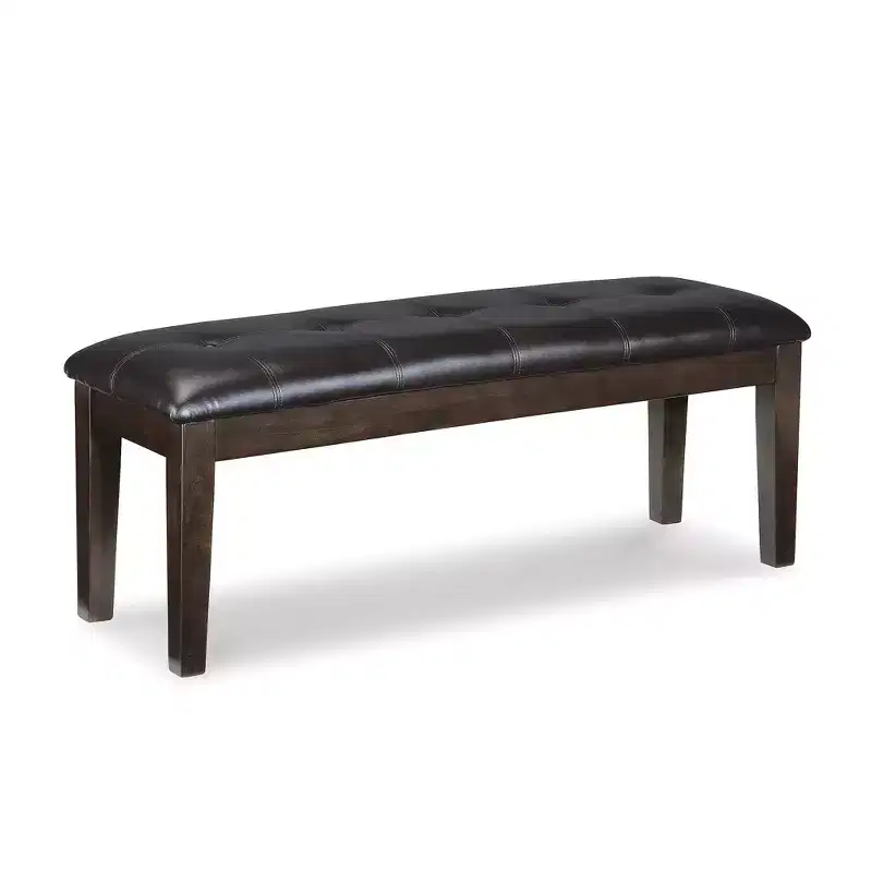 Signature Design by Ashley Casual Haddigan Dining Bench Dark Brown