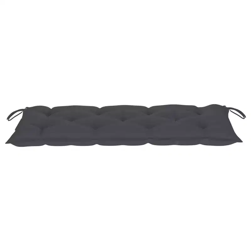 Garden Bench Light brown, Anthracite cushion