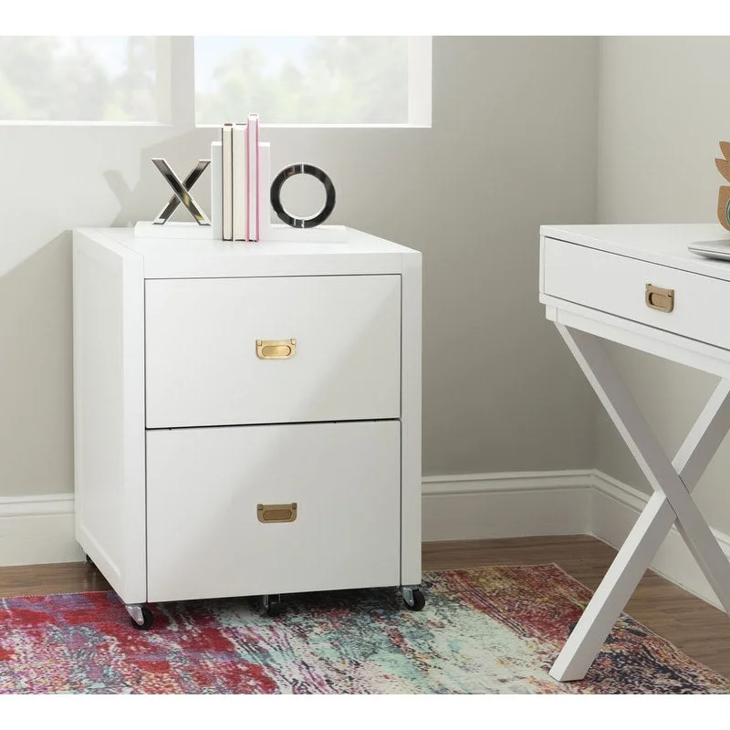 Poppy Rolling File Cabinet