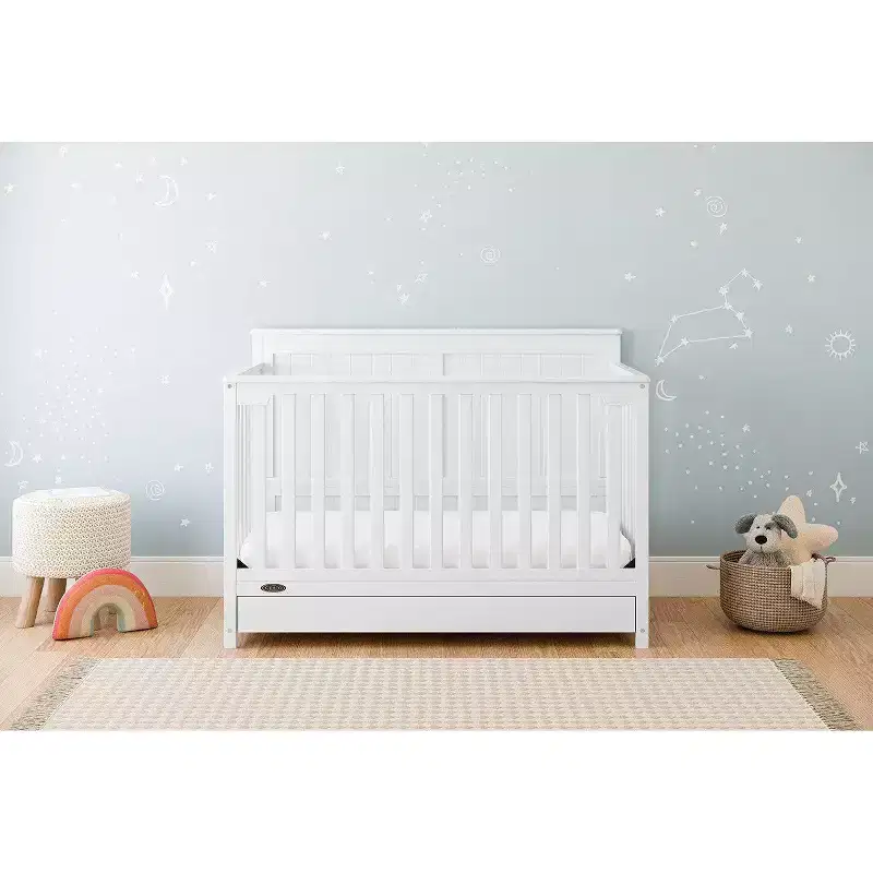 Graco Hadley 5-in-1 Convertible Crib with Drawer