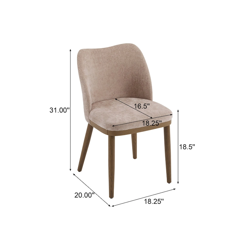 Aviana Fabric Upholstered Dining Chairs (Set of 2) by Christopher Knight Home