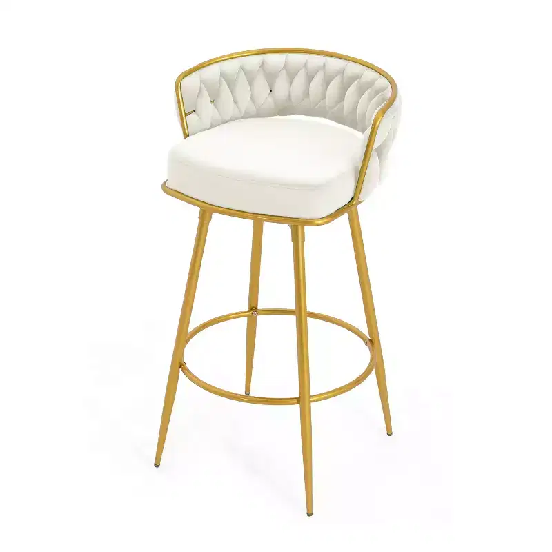 Set of 2 Swivel Counter Height Bar Stool Low Back Upholstered Dining Chair Pub Kitchen Stool with Footrest-Christopher Knight Home