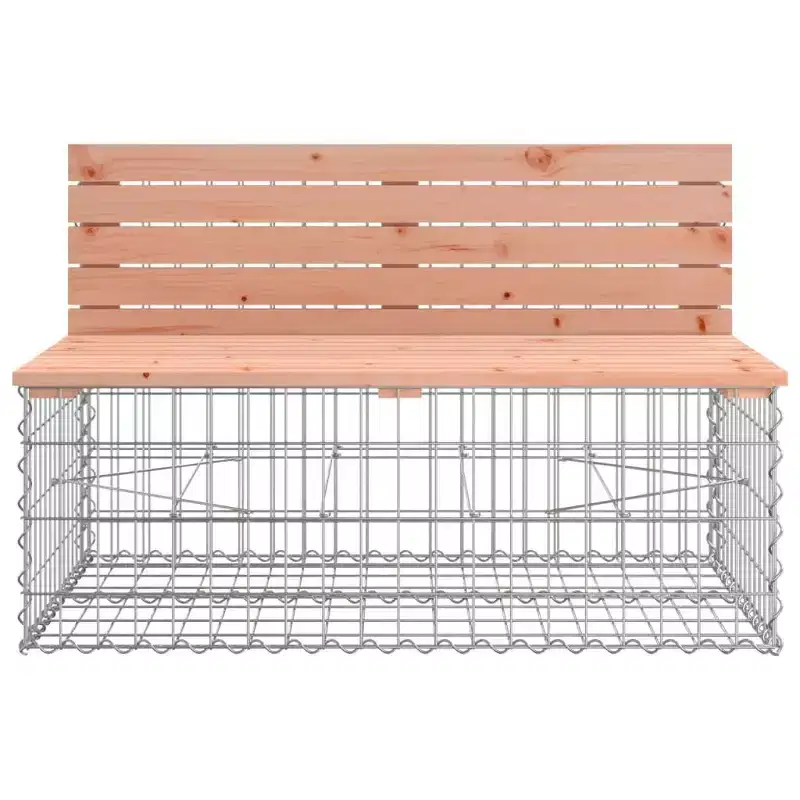 vidaXL Garden Bench Wood Solid Douglas wood 113 x 28 x 25.8 in