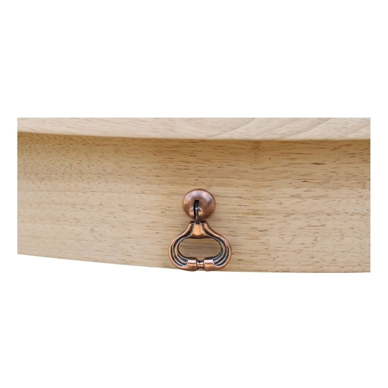 Half-moon Unfinished Modern Console Table