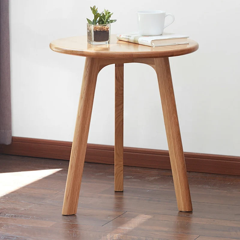 Round Small End Table Side Table Coffee Table