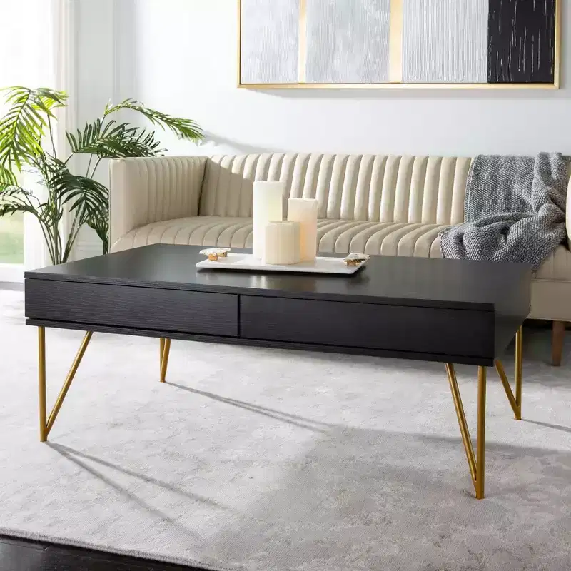 Pine Two Drawer Coffee Table - Safavieh