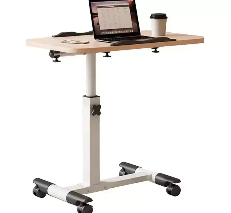 Floor-standing bedside table, modern computer desk, lazy home bedroom bedside student writing desk. Suitable for living rooms.