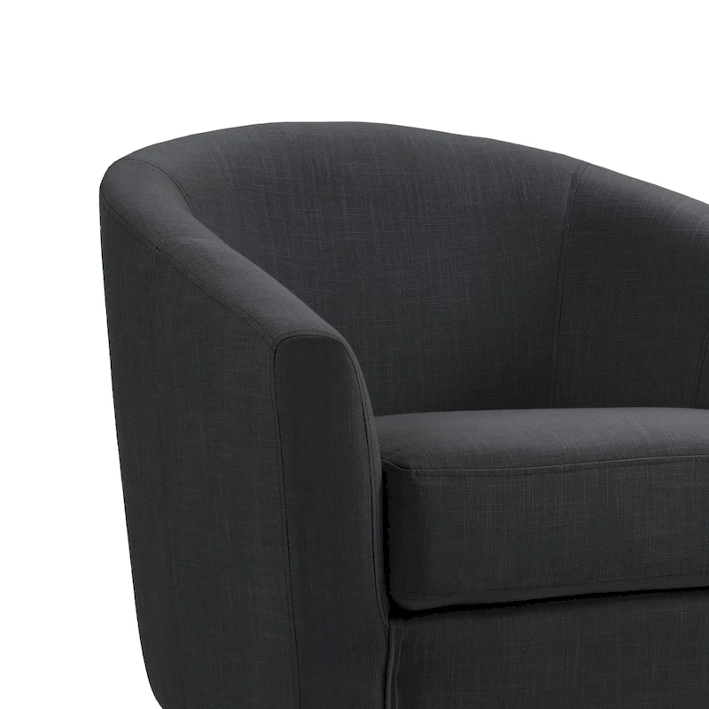 2 Set Modern Accent Chair Upholstered Barrel Chair
