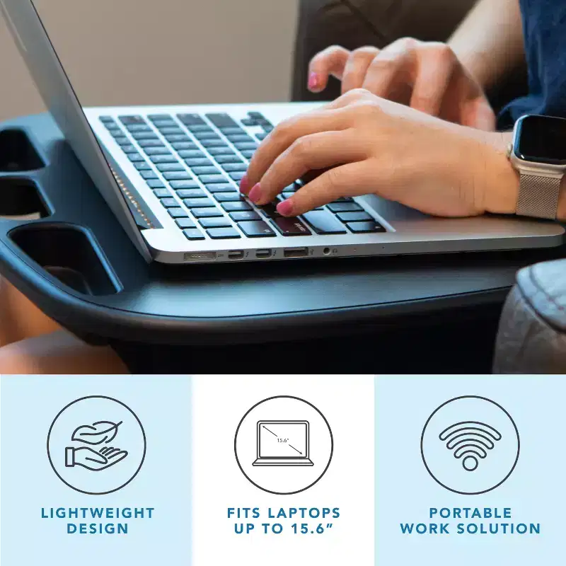 Lap Desk with Dual Bolster Cushion