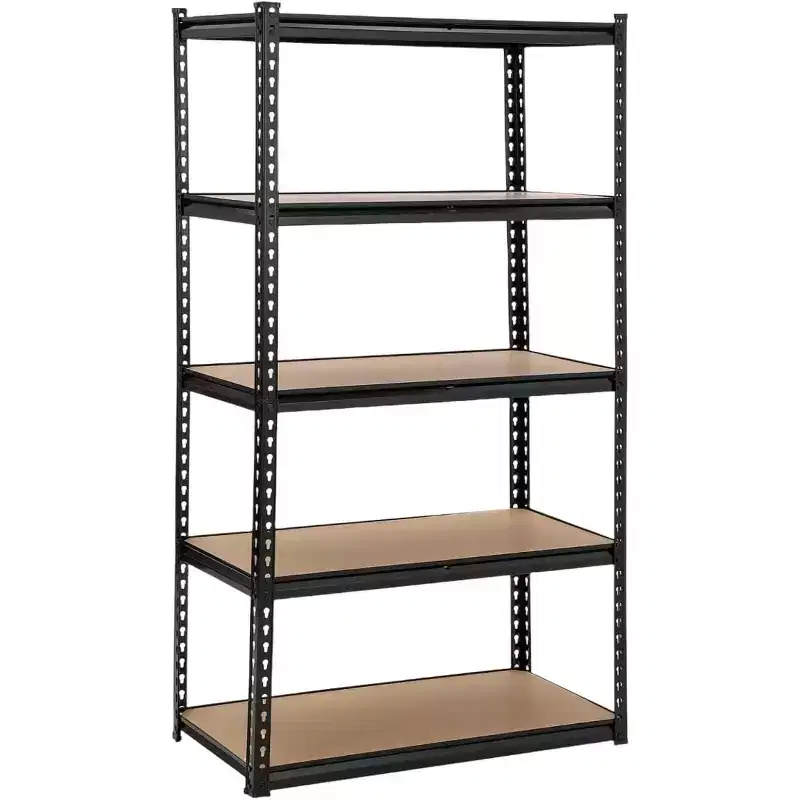 5-Tier Heavy Duty Garage Storage Shelves, Adjustable Metal Utility Rack 48