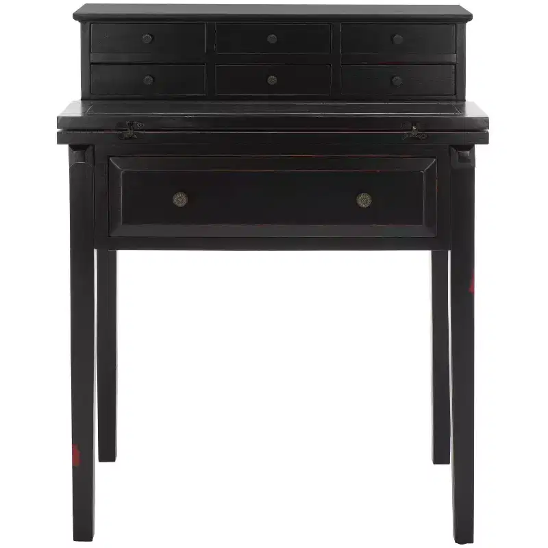 Abigail 7 Drawer Fold Out Desk - AMH6520 - Safavieh Couture
