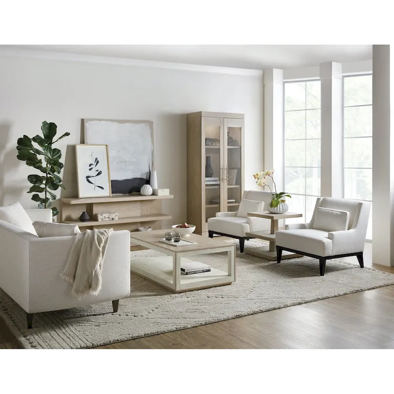 Hooker Furniture Cascade 52 Wide Casual Luxury Cocktail Coffee Table