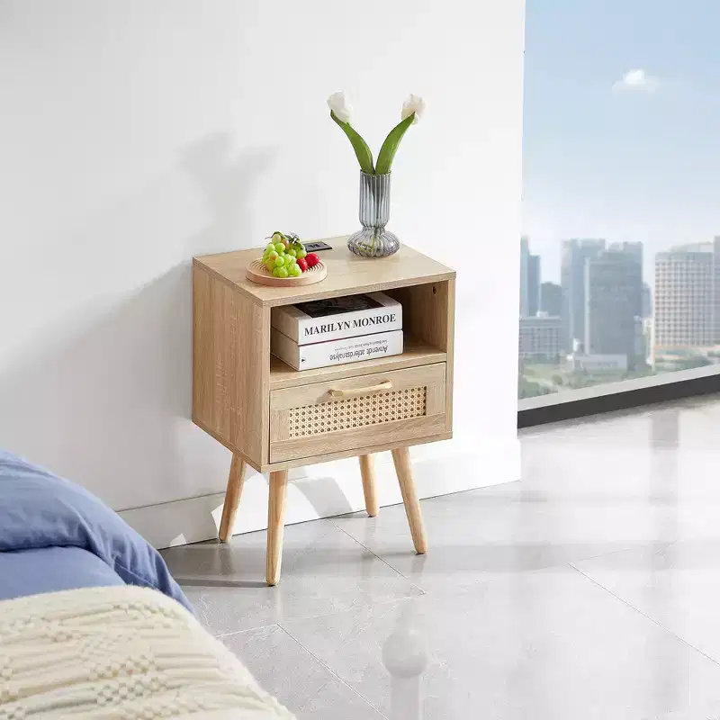 Vatros Modern Decorative Storage Drawers with USB Ports