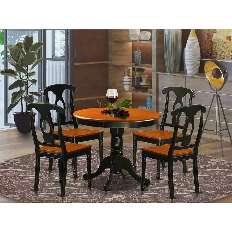 Kitchen Dinette Set For 4-Kitchen Table And 4 Kitchen Dining Chairs