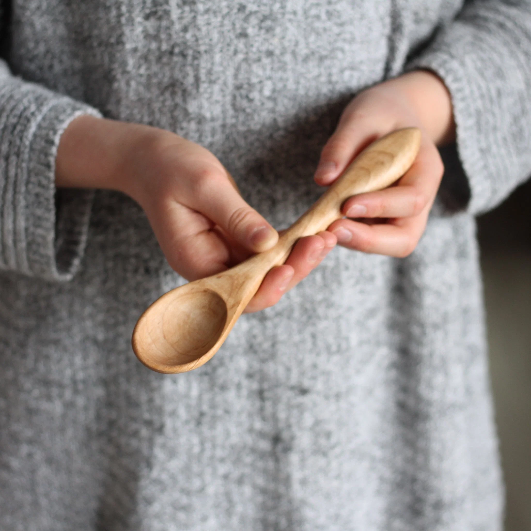Handmade Wooden Small Spoon