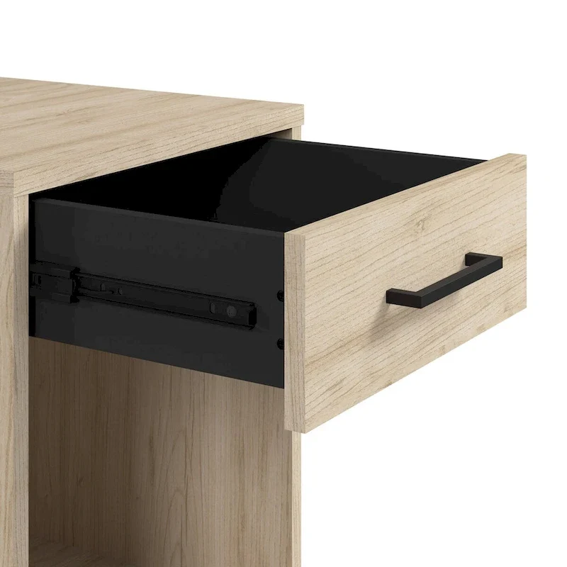 Bush Furniture Essence Living Room End Table with Drawer