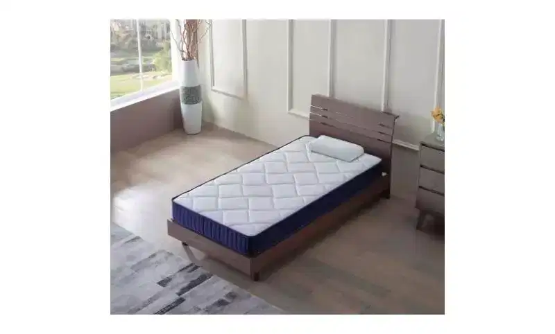 Okak 6IN Medium Soft Breathable Mattress, Memory Foam Mattress with Spring and Adaptive Support, Mattress in a Box for Kid and Teens