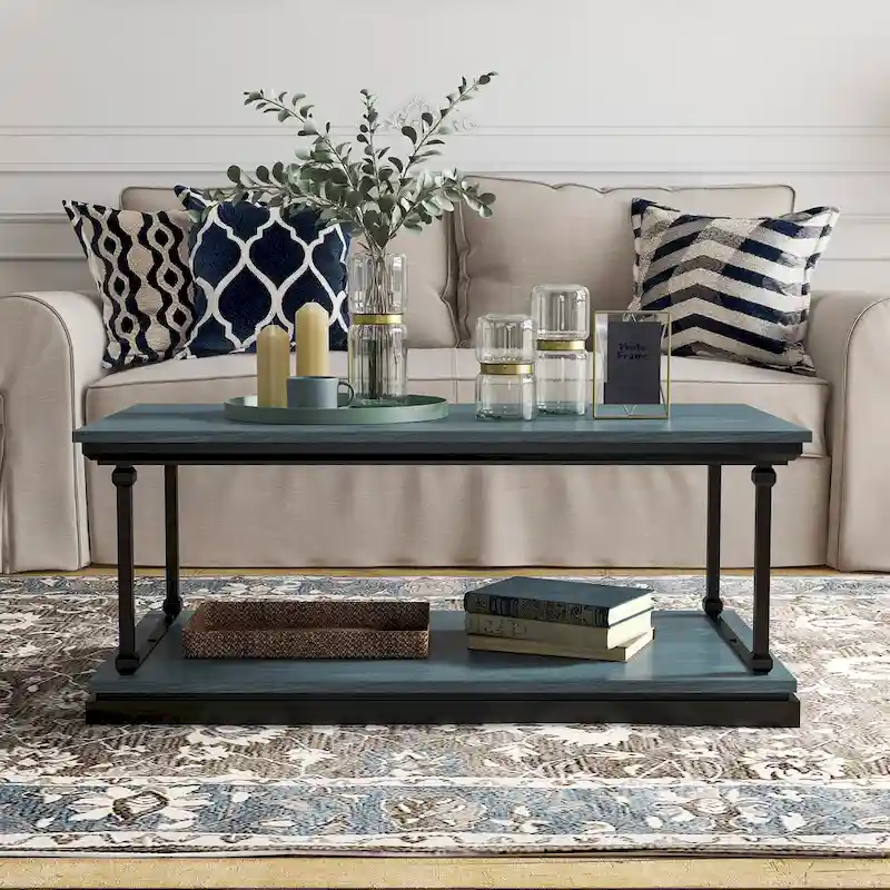 Marcin Transitional 47-inch 1-Shelf Coffee Table by Furniture of America