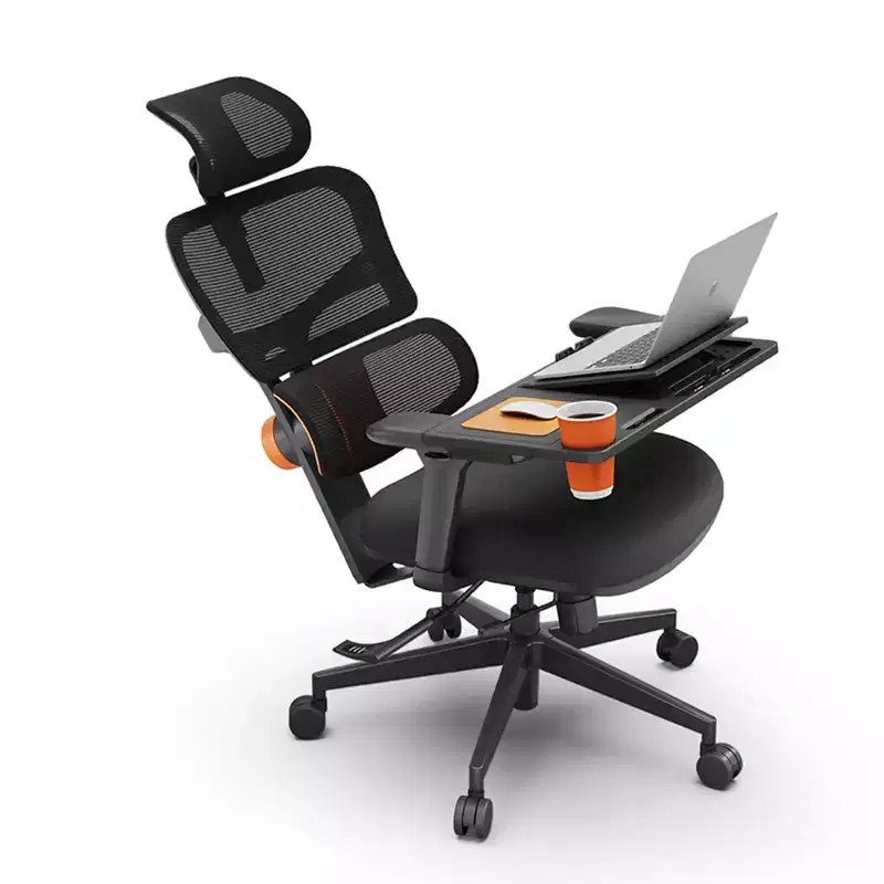 Ergonomic Desk Chair with Fully Adaptive Lumbar Support - 3D Flip-up Armrest