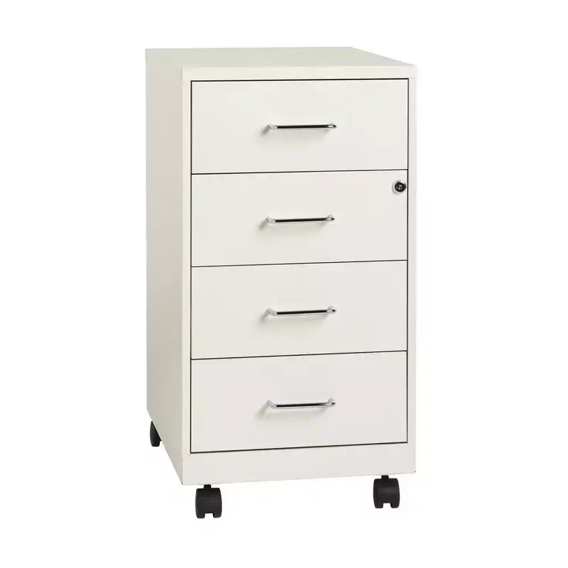 4-Drawer Locking Metal Mobile File Organizer – 18