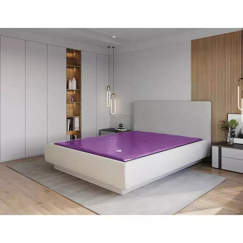 95% Waveless Hardside Waterbed Mattress with Five Wave-Reducing Fiber Layers - Frame Not Included
